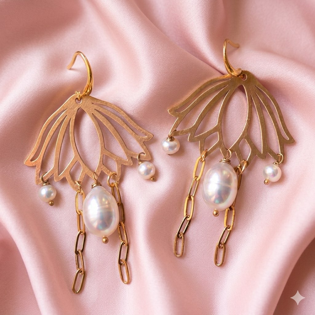 Mukta kamla ( Pearl with lotus)