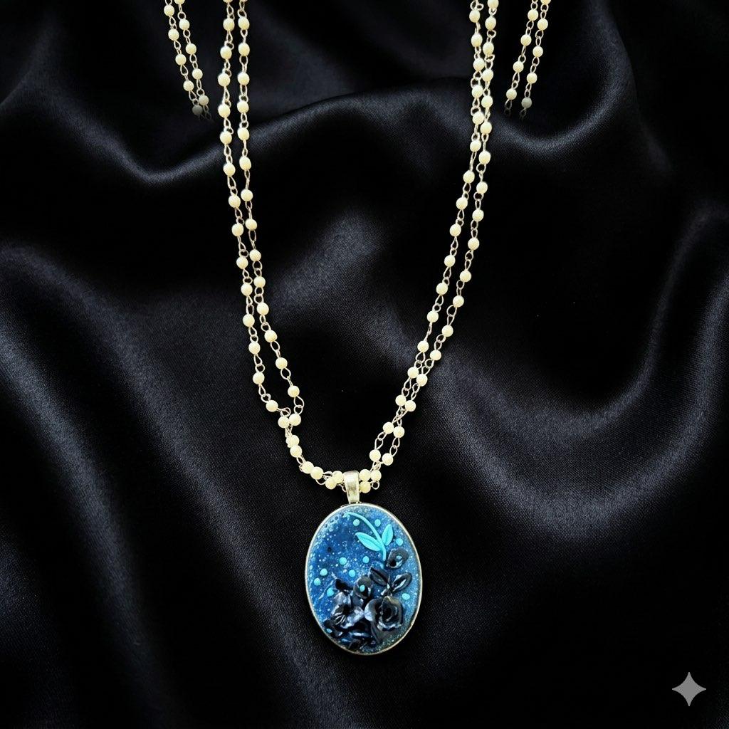 Blue floral